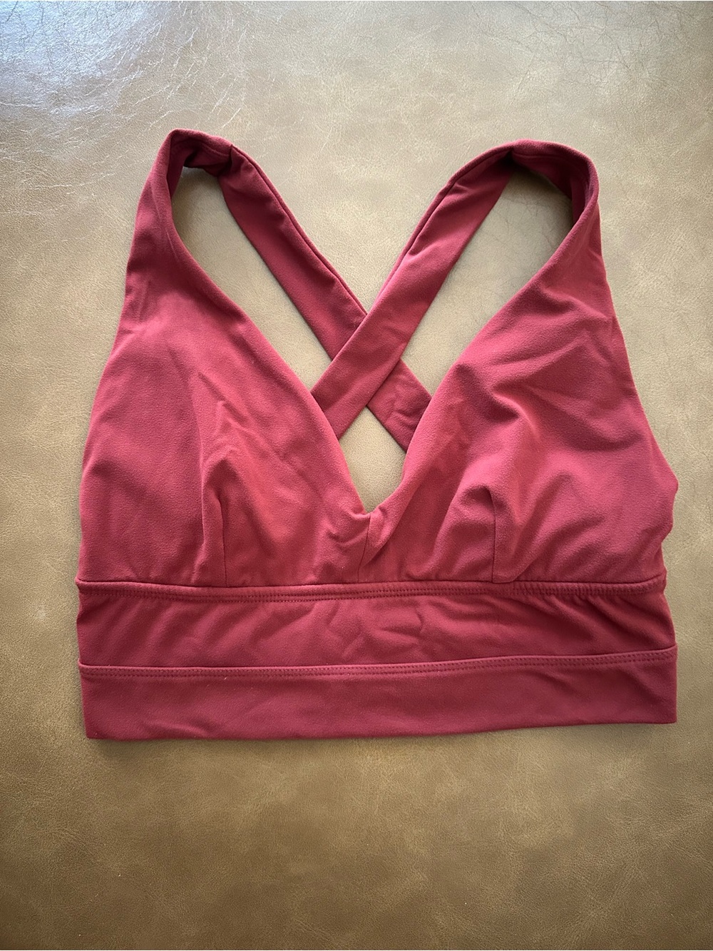 BuffBunny Collection Maroon Alpha Set - Crisscross Detail - Picture 2 of 7